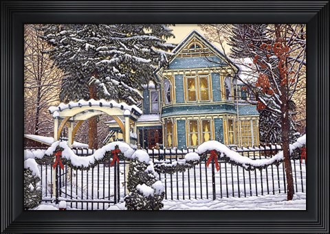 Framed Yuletide Print