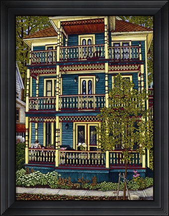 Framed Bayberry House Print