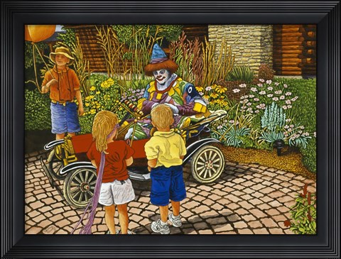 Framed Clownin&#39; Around Print