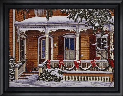 Framed Porch Print
