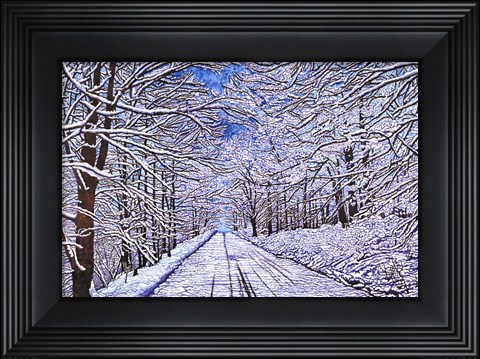Framed Road Less Traveled Print