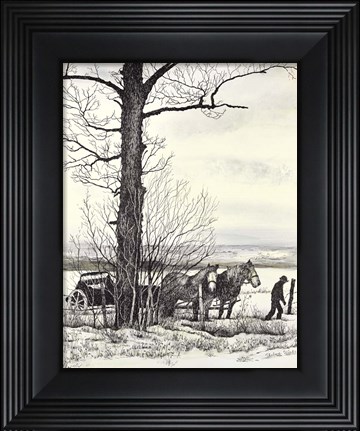 Framed Fenceline Print