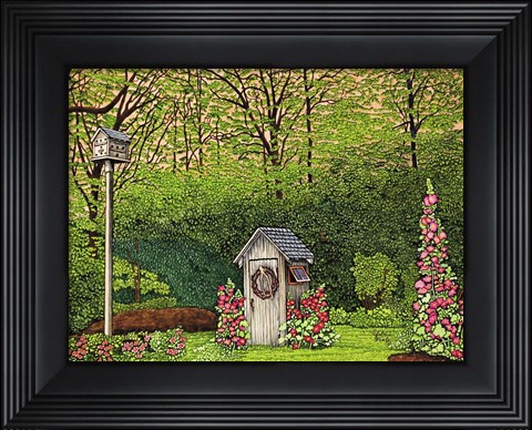 Framed Outhouse Print