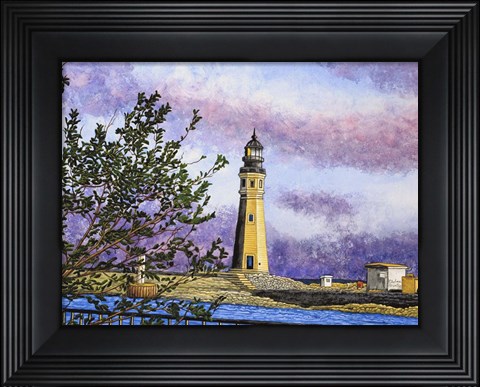 Framed Chinamen&#39;s Light Print
