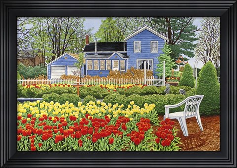 Framed Copper Top Gardens Print