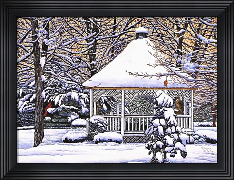 Framed Gazebo Print