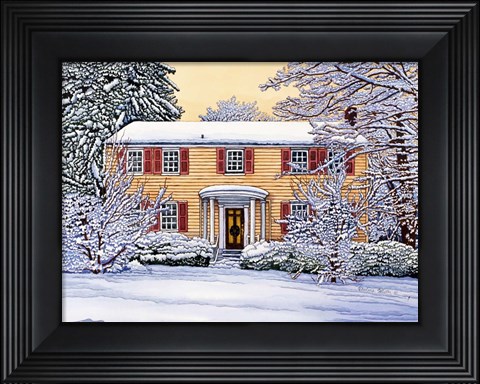 Framed Road Porch Print
