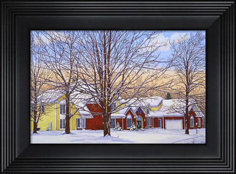 Framed Winter Haven Print