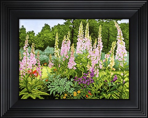 Framed Ann&#39;s Garden Print