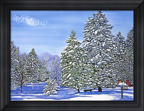 Framed Bear Run Print