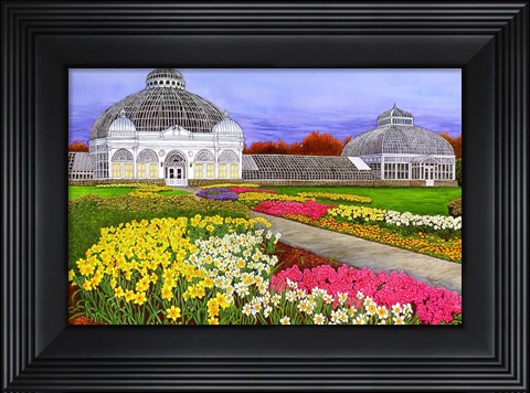 Framed Botanical Gardens, Buffalo, NY Print