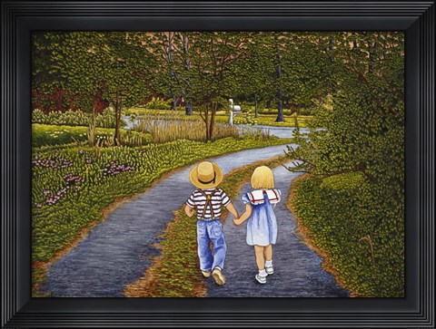Framed Hand In Hand Print