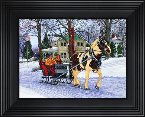 Framed Chautauqua - Painted Horse Print