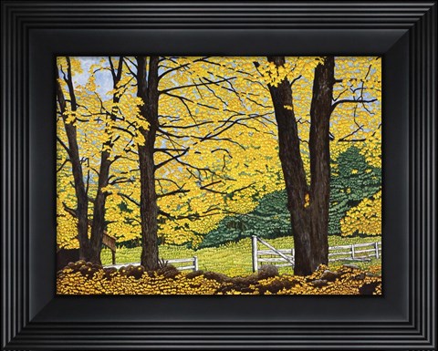 Framed Golden Day, New Hampshire Print