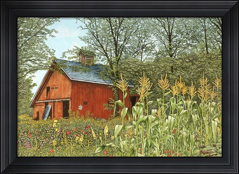 Framed Grandpa&#39;s Garden, Pa Print