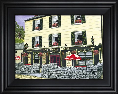 Framed Ireland - Irish Arms Pub Print