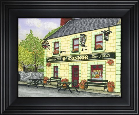 Framed Ireland - O&#39;Connor&#39;s Pub Print