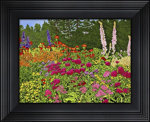 Framed Lord&#39;s Garden, Eden, Ny Print