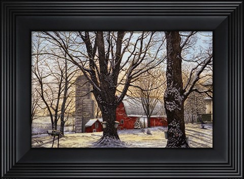 Framed Maple Syrup Time, Collins Center Ny Print