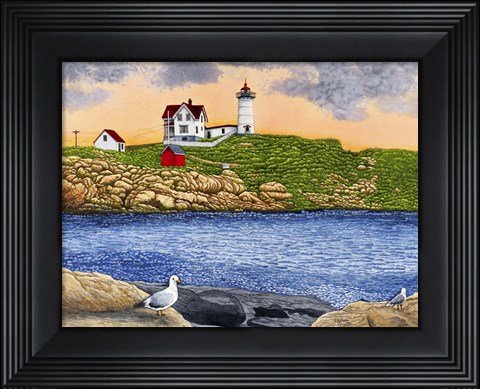 Framed Nubble Light II C2005 Print