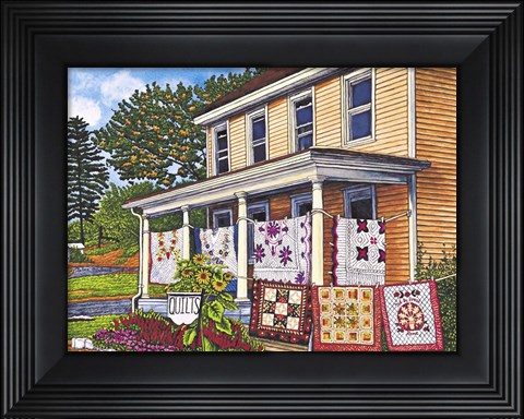 Framed Quilts Not By Bread Alone, Lancaster Pa Print