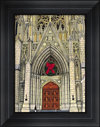 Framed Saint Patrick&#39;s Cathedral, New York, Ny Print