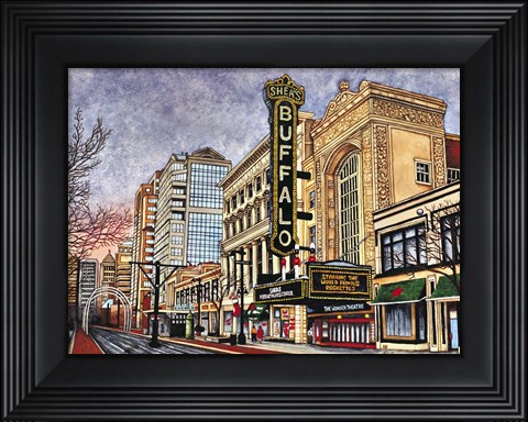 Framed Shea&#39;s Buffalo, Buffalo Ny Print