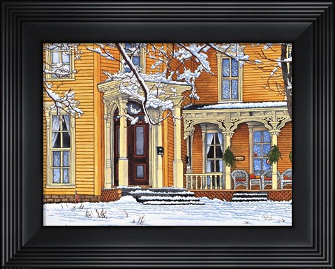 Framed Welcome Home, Springville Ny Print