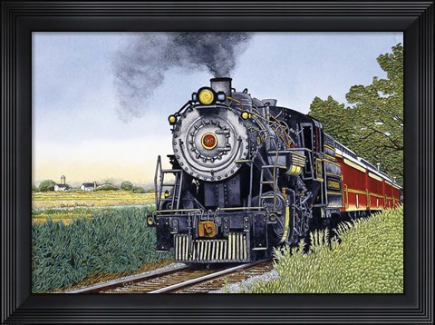 Framed Engine #90 Print