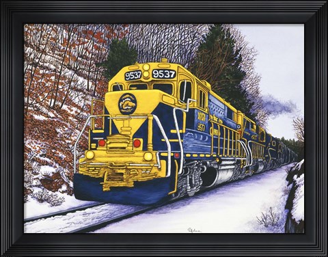 Framed Engine #9537 Print