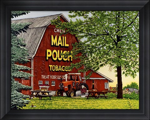 Framed Mail Pouch Barn 2 Print