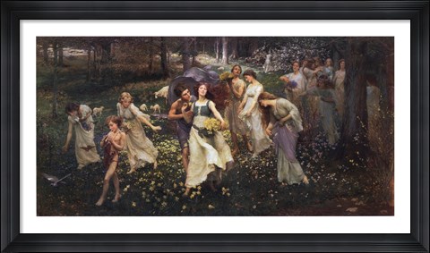 Framed Progress of Spring Print