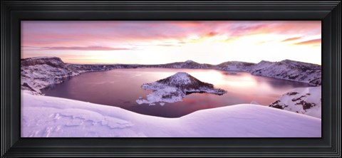 Framed Crater Lake Print