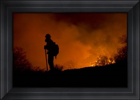 Framed Holding Line Print