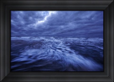 Framed Ocean Turmoil Print