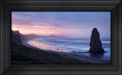Framed Rock Pillar wide view Print