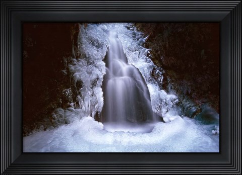 Framed Ice Fall 3 Print