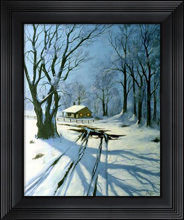Framed Winter Landscape 10 Print