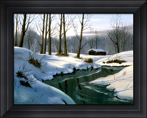 Framed Winter Landscape 12 Print