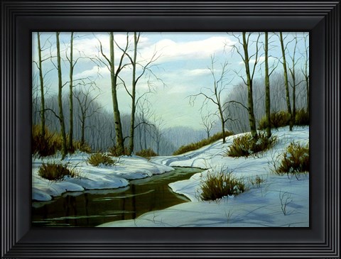 Framed Winter Landscape 24 Print