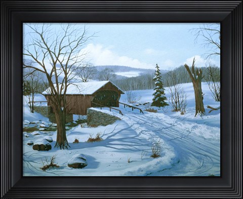 Framed Winter Landscape 28 Print