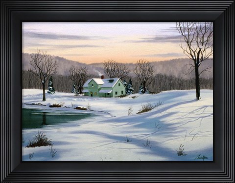 Framed Winter Landscape 35 Print
