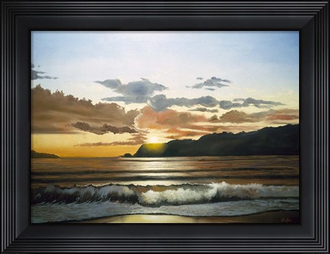 Framed Beach 3 Print