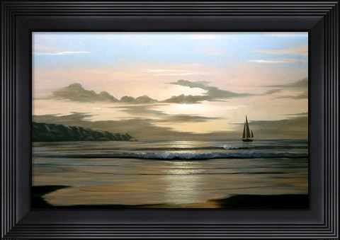 Framed Calm Sailing Print