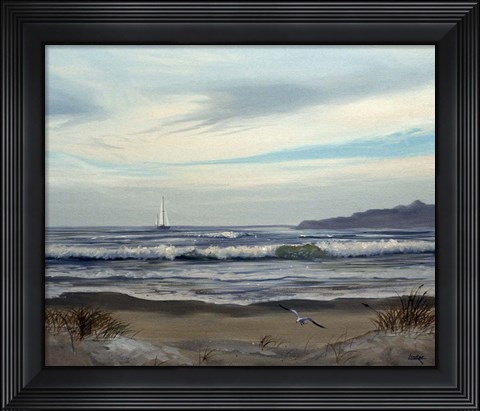 Framed Beach 6 Print
