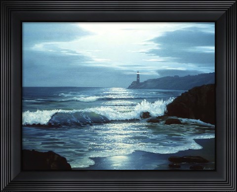 Framed Lighthouse 10 Print