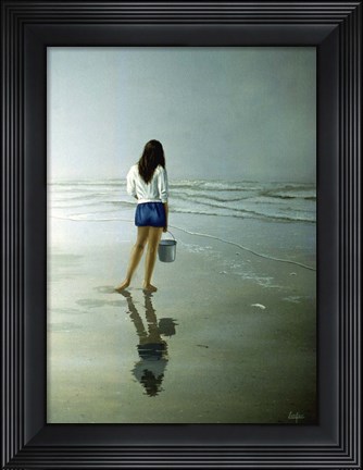 Framed Day on the Beach 2 Print