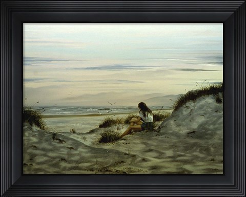 Framed Day on the Beach 3 Print