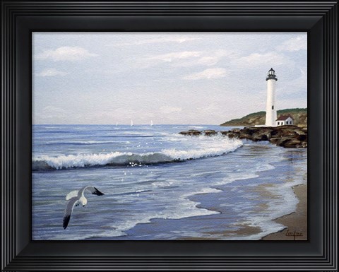 Framed Lighthouse 11 Print