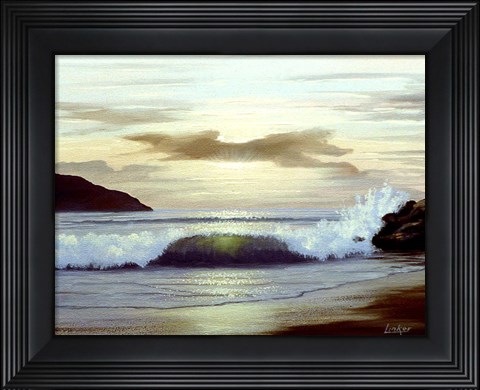 Framed Waves 2 Print